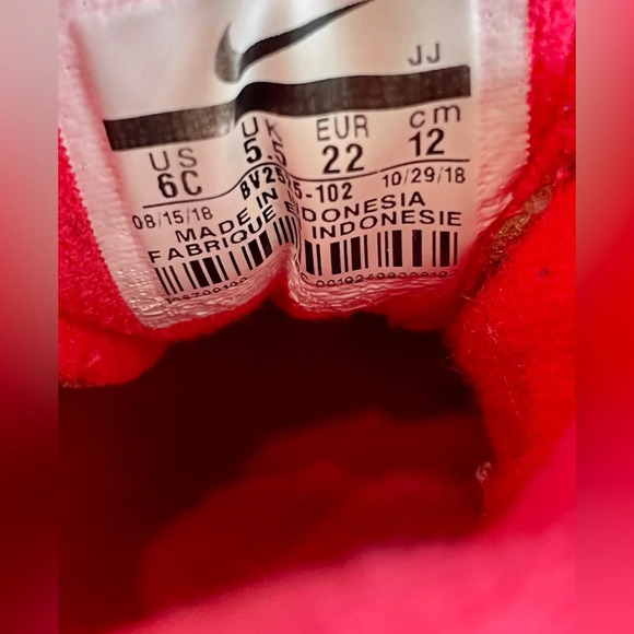 Toddler Nike Speed Turf Shoes, Laser Orange/Red Orbit Sz 6C BV2525-102 EUC - Picture 6 of 6